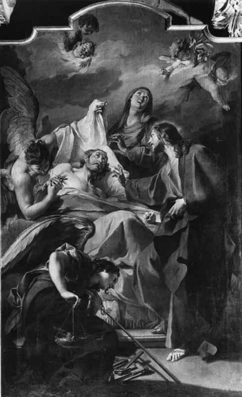 223-Giambattista Pittoni-Morte di s. Giuseppe - Chiesa di Santa Maria in Organo, Verona  